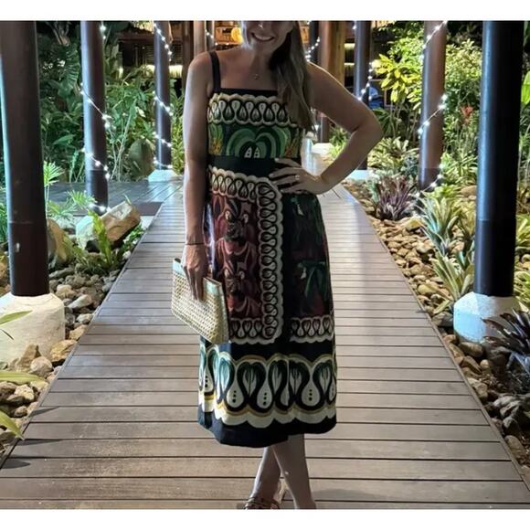 FARM Rio Multicolor Midi Dress - Picture 7 of 12